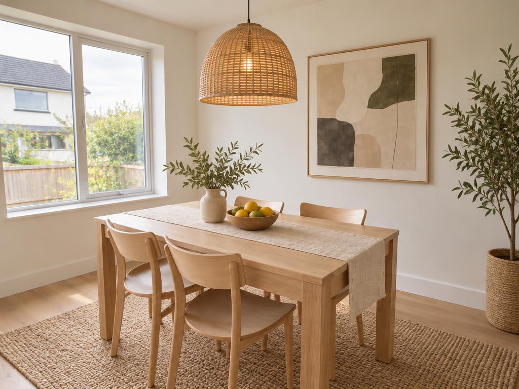 Dining room after